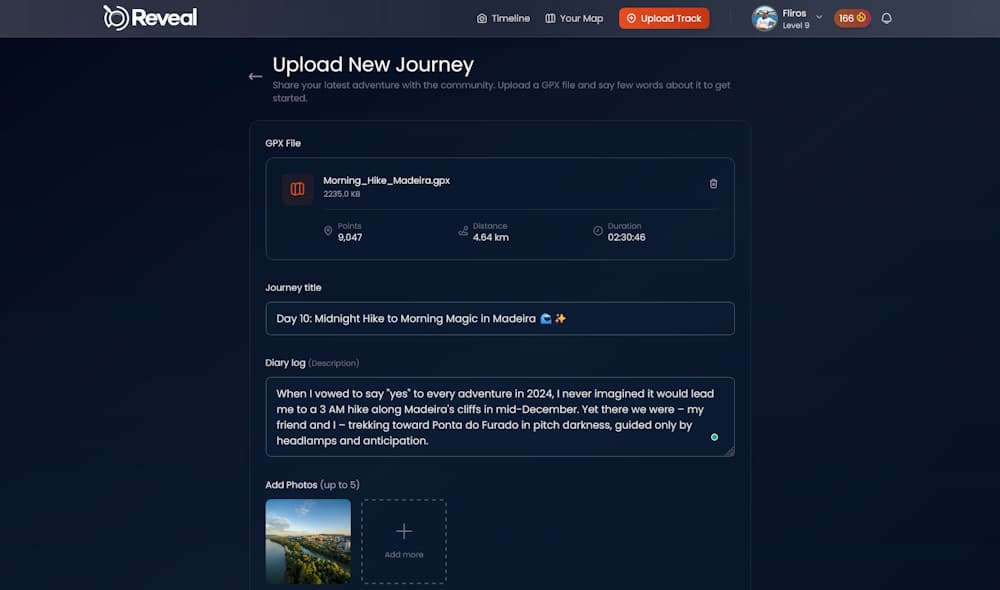 Upload your tracks